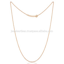 20 Inch Brass Metal Handmade Link Chain 18K Gold Plated Best Designed for You